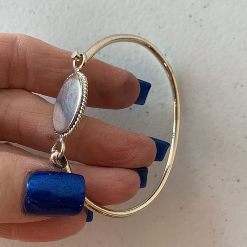 Solid Sterling Silver Id Personalization Ready Pr… - image 1